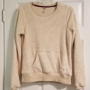 Roxy Cream White Sherpa Style Fleece Small